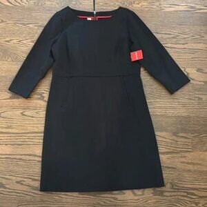 SPANX Black Dress with Red Accents